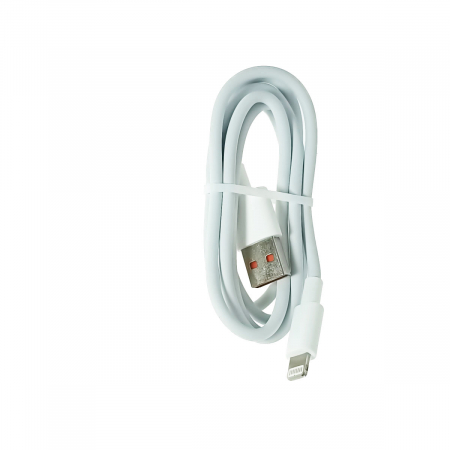 Set incarcator retea FONENG EU45, 2.4A 12 W, 1 X USB, cu cablu USB si conector compatibil tip lightning cu lungime 1m, alb [2]