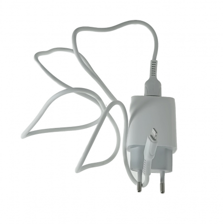 Set incarcator retea X-Scoot CH-236-L, 3.1A, 2 X USB, cablu USB si conector tip lightning tata, lungime 1m, alb [1]