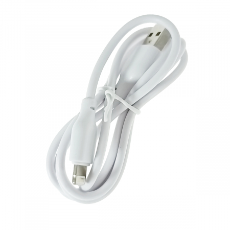 Set incarcator retea XO-L65 87134, cu cablu USB -lightning de 100 cm, 2 x USB, 2.4 A, alb [4]