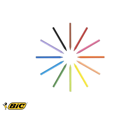 Set mixt Bic creioane colorate, cerate si carioci, 36 piese, pentru copii [4]