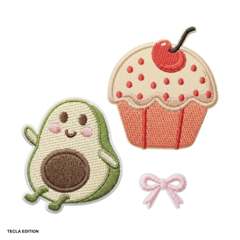 Stickers smartphone - Set patch-uri avocado