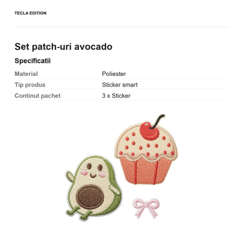 Set patch-uri avocado [2]