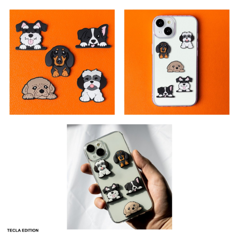 Set stickere 3D model Dog [3]
