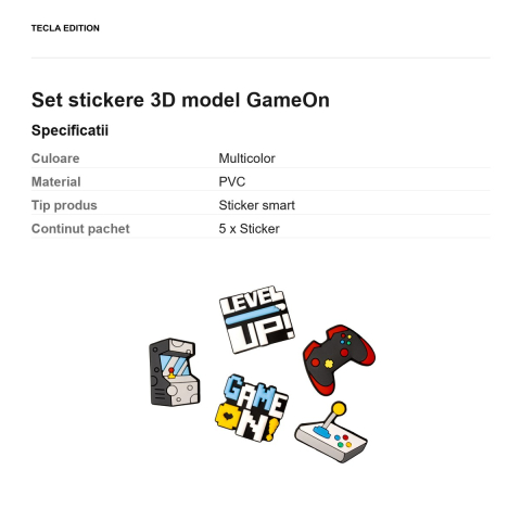 Set stickere 3D model jocuri video [2]