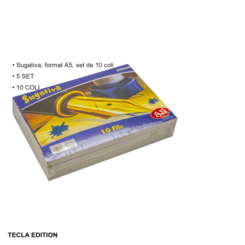 Set sugativa Tecla Edition, format A5, 10 coli, pentru absorbtia cernelii si a scrisului de mana [2]