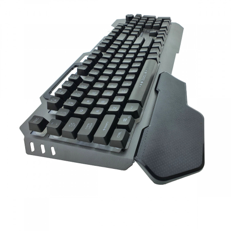 Set tastatura si mouse 6D gaming, Hoco GM12 74961, RGB, cablu USB 140cm, neagra [2]