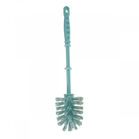 Set toaleta cu perie si suport din plastic, lungime perie 330 mm, dimensiuni suport 110x95x90 mm, Y-441, turcoaz [2]