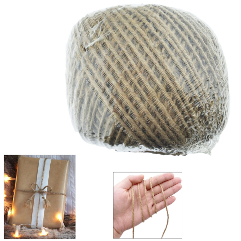 Sfoara iuta naturala extra-rezistenta, ghem 1000g, pentru utilizari profesionale si gospodaresti intensive, 4mm, ambalaj economic [1]