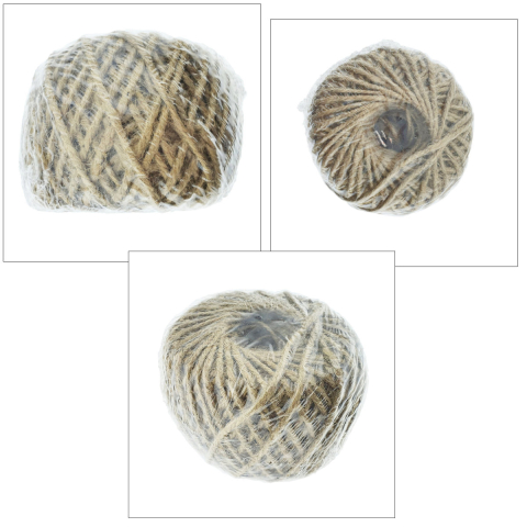 Sfoara iuta naturala, ghem 300g , pentru legat si decoratiuni, utilizare gradina si bucatarie, 3mm, ambalaj compact [1]