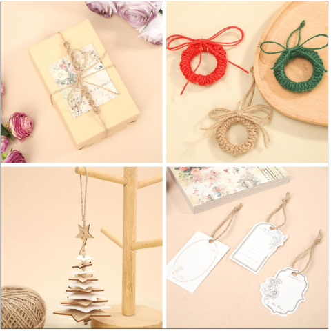 Sfoara Iuta Nepolierata, Ghem 200g, pentru Legat si Fixat, Gradina si Proiecte Mari, Naturala [5]