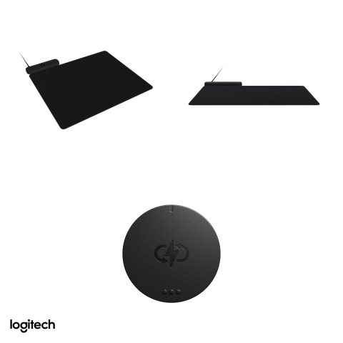 Sistem de incarcare wireless Logitech G POWERPLAY 2 pentru mouse, cu mousepad textil 344 x 284 mm, cablu USB 1,8 m, negru, 947-000003 [3]
