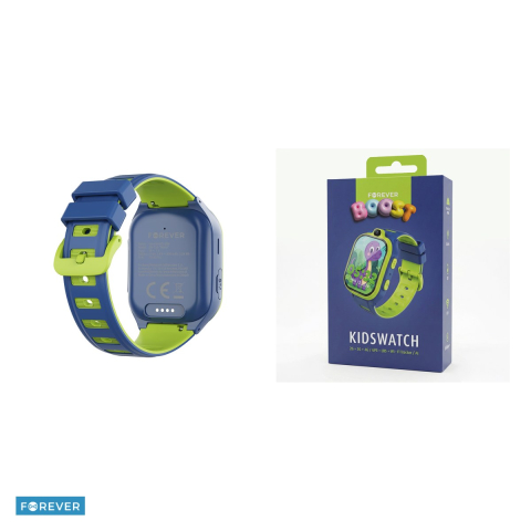 Smartwatch copii Forever Kids Boost KW-530, GPS WiFi 4G, albastru, IP67, ABS, silicon, incarcare 3 h, ecran 2 ", IPS, 800 mAh, curea 198 mm [4]