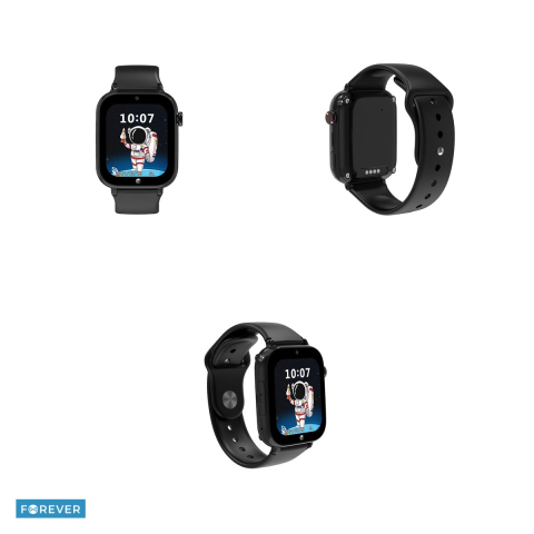 Smartwatch copii Forever Kids Look Me! 3 KW-520, GPS WiFi 4G, negru [3]