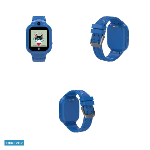 Smartwatch copii Forever Kids See Me! 3 KW-320, GPS WiFi, albastru [3]