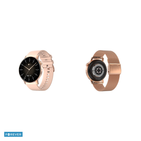 Smartwatch Forever ForeVive 4 SB-350, roz auriu, IP68, incarcare 3 h, ecran 1,32 ", IPS, 2.5D Gorilla Glass [4]