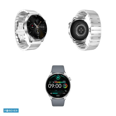 Smartwatch Forever Grand 2 SW-710, argintiu, IP67, incarcare 3 h, ecran 1,45 ", 300 mAh [3]