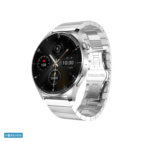 Smartwatch - Smartwatch Forever Grand 2 SW-710, argintiu, IP67, incarcare 3 h, ecran 1,45 ", 300 mAh