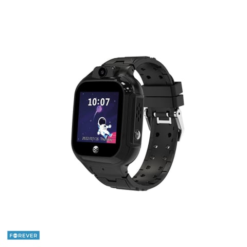 Ceasuri smart copii - Smartwatch pentru copii Forever GPS WiFi See Me! 3 KW-320, Negru