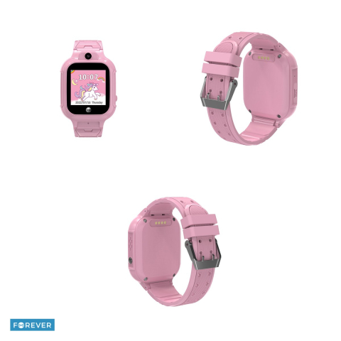 Smartwatch pentru copii Forever GPS WiFi See Me! 3 KW-320, Roz [3]