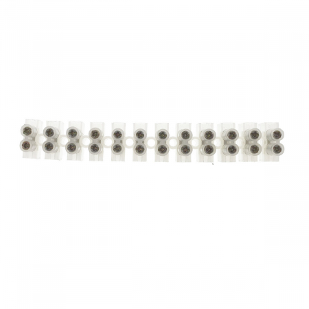 Soclu cu 12 conectori electrici pentru montaj, banda multi-contact, 20A, 120x20x13mm [3]
