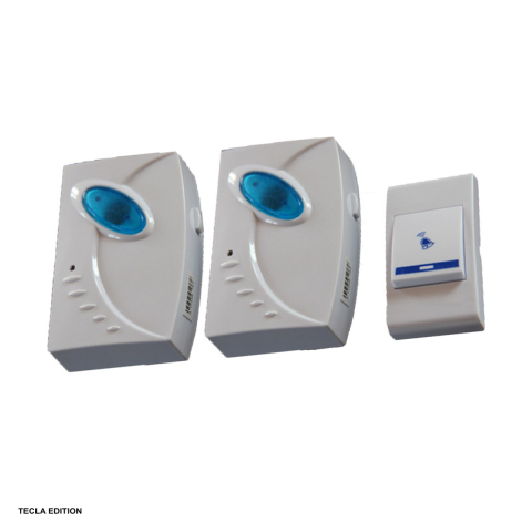 Sonerii electrice - Sonerie electronica fara fir DL5021 cu 2 unitati, alimentare 220 V