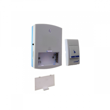 Sonerie Luckarm 611, fara fir, cu led,32 melodii, alba cu albastru [2]