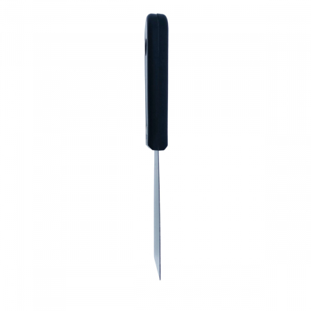 Spaclu inox cu maner din plastic, dimensiuni 195 x 38 x 15 mm, negru cu argintiu [2]