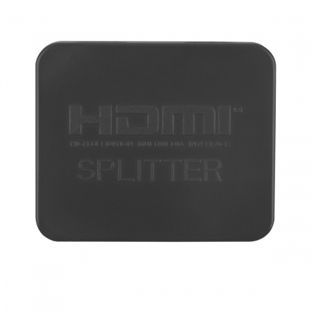 Splitter video Lanberg 42430, o intrare HDMI si 2 porturi de iesire HDMI 4K, 3D, alimentare microUSB 5V 1A, negru [2]