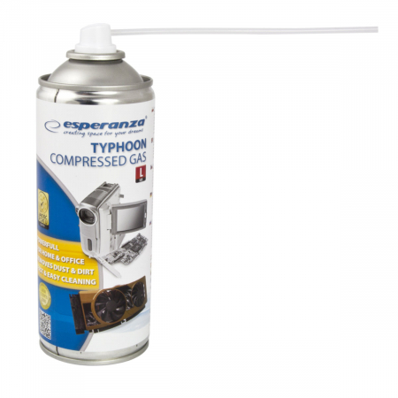 Curatare IT - Spray cu aer comprimat, curatare cu jet de aer, 400 ml