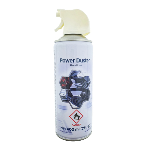 Articole curatenie - Spray cu Aer Comprimat, Power Duster, 400 ml, cu Tub de Precizie pentru Curatarea Echipamentelor Sensibile si a Componentelor Electronice