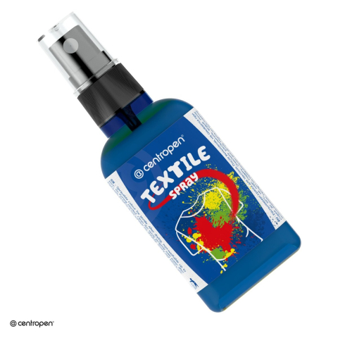 Vopsea pentru textile - Spray vopsea pentru textile Centropen, 110 ml, albastru