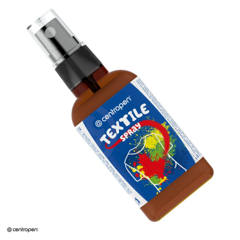 Vopsea pentru textile - Spray vopsea pentru textile Centropen, 110 ml, maro