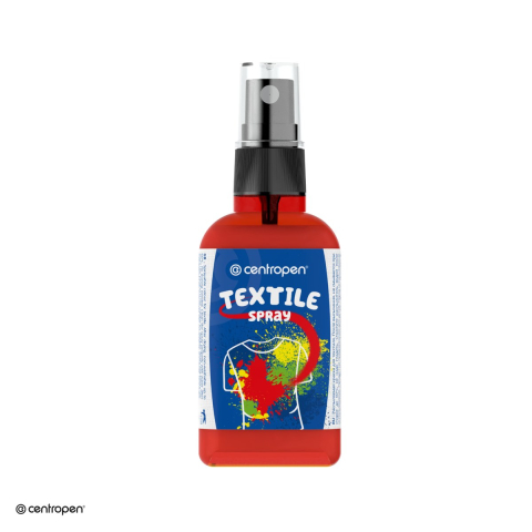 Spray vopsea pentru textile Centropen, 110 ml, rosu [3]