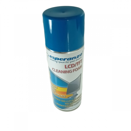 Curatare IT - Spuma curatare ecrane 400ml, Esperanza ES119, anti-statica pentru ecrane LCD/TFT