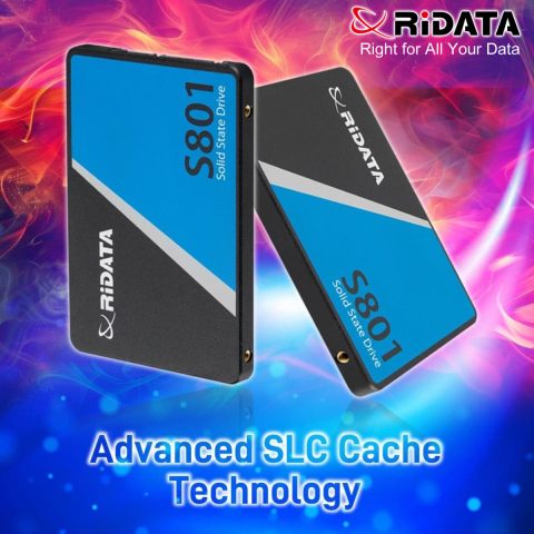 SSD 2.5 SATA 512GB RIDATA S801, Viteza 500 MB/s, pentru Upgrade Laptop si PC Gaming, Consola PS4, cu Tehnologie TRIM si Consum Ultra-Redus [2]