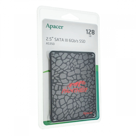 Solid State Drive, Apacer, 128 GB, 2,5", SATA III, Negru [1]