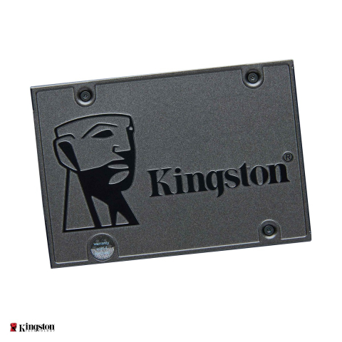 Medii de stocare - SSD intern Kingston A400, 480 GB, 2,5 inch, SATA III 6 Gb/s, citire 500 MB/s, scriere 450 MB/s, 7 mm, SA400S37/480G
