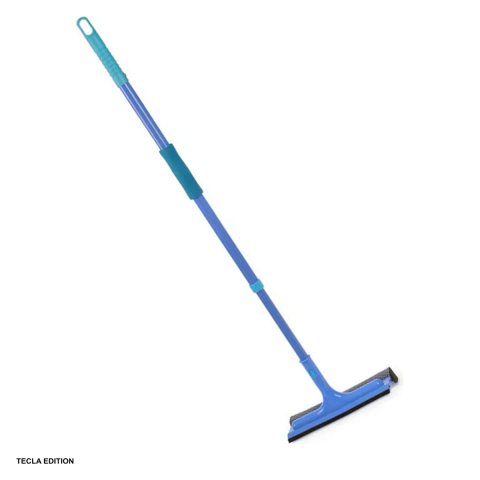 Mop-uri cu coada - Stergator de geamuri cu coada telescopica reglabila, lama pentru indepartarea apei si murdariei, pentru geamuri si suprafete inalte