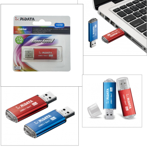 Stick USB 3.1 RiDATA 256GB Transfer Rapid Carcasa Metalica pentru Stocare Documente, Backup, cu Functie Securitate Partitie Privata, Rosu [4]