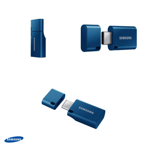 Stick USB-C Samsung Type-C Flash Drive, 128 GB, USB 3.2 Gen 1, citire pana la 400 MB/s, rezistent la apa si socuri, albastru, MUF-128DA/APC [4]