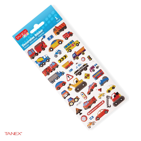Sticker puffy TANEX Cars, TNX-25134 [0]