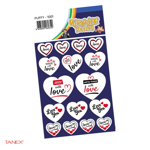 Sticker puffy TANEX Love Series 1001 [0]