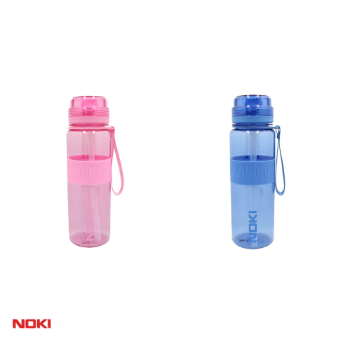 Sticla de apa Noki T-0114 din tritan fara BPA, 590 ml, capac cu filet etans, maner de transport, culori asortate [3]