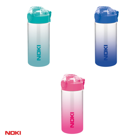 Sticla de apa Noki T0109 Soft Touch din tritan fara BPA, 500 ml, deschidere automata cu buton si blocare, maner de transport, culori asortate [3]