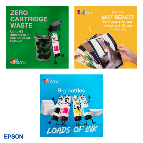 Sticla de cerneala Epson 101 EcoTank, 70 ml, randament 6.000-6.500 pagini, pentru imprimante EcoTank, galben, C13T03V44A [4]