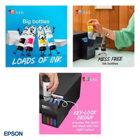 Sticla de cerneala Epson 103 EcoTank, 65 ml, cerneala dye, randament 4.300-4.700 pagini, pentru imprimante EcoTank, negru, C13T00S14A [4]