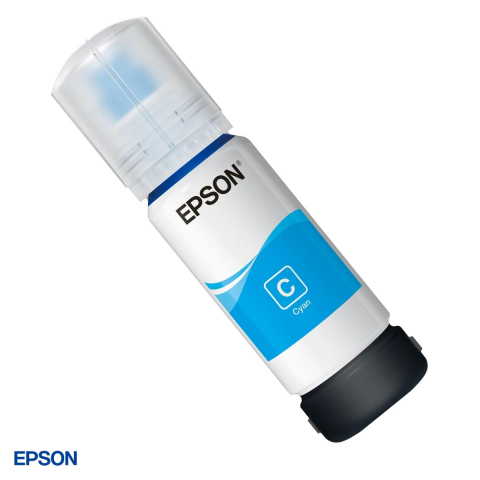 Cartuse inkjet - Sticla de cerneala Epson 106 EcoTank, 70 ml, randament 5.000 pagini, pentru ET-7700, ET-7750, L7160 si L7180, cyan, C13T00R240