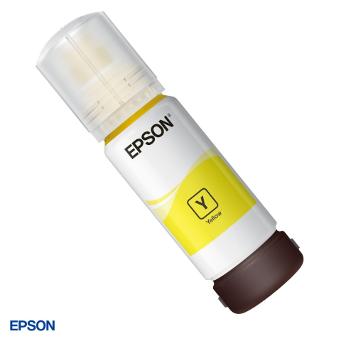 Cartuse inkjet - Sticla de cerneala Epson 106 EcoTank, 70 ml, randament 5.000 pagini, pentru ET-7700, ET-7750, L7160 si L7180, galben, C13T00R440