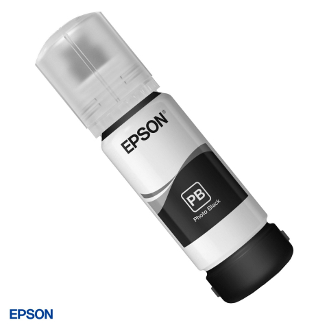 Cartuse inkjet - Sticla de cerneala Epson 106 EcoTank, 70 ml, randament 5.000 pagini, pentru ET-7700, ET-7750, L7160 si L7180, negru foto (Photo Black), C13T00R140
