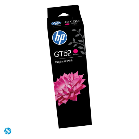 Imprimante - Sticla de cerneala HP GT52, 70 ml, cerneala dye, randament 8.000 pagini, pentru HP Smart Tank, Ink Tank si DeskJet GT, magenta, M0H55AE